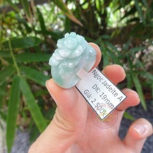 Nhẫn Hoa Mẫu Đơn Jadeite A