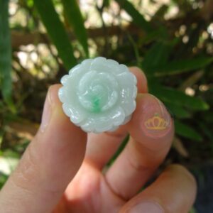 Hoa mẫu đơn ngọc Jadeite A