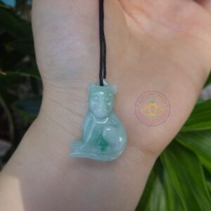 Mặt dây chuyền hình con cọp ngọc Jadeite A