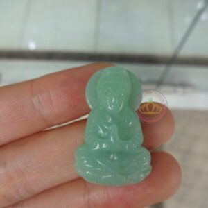 Mặt dây chuyền hình Phật Bà Quan Âm ( Ngọc Jadeite A)