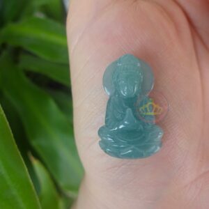 Mặt dây chuyền hình Phật Bà Quan Âm ( Ngọc Jadeite A)
