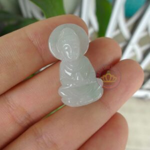 Mặt dây chuyền hình Phật Bà Quan Âm ( Ngọc Jadeite A)