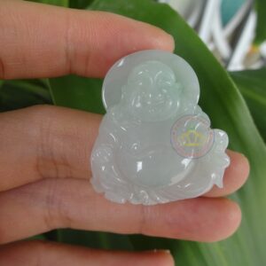 Mặt dây chuyền Phật Di Lặc (Ngọc Jadeite A)