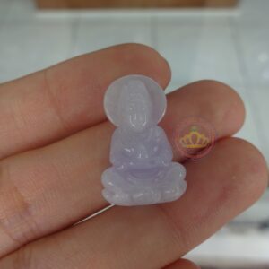 Mặt dây chuyền hình Phật Bà Quan Âm ( Ngọc Jadeite A)