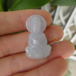 Mặt dây chuyền hình Phật Bà Quan Âm ( Ngọc Jadeite A)