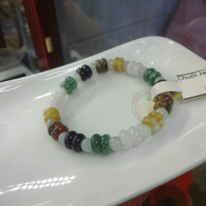 Chuỗi Ngũ Sắc Ngọc Jadeite A