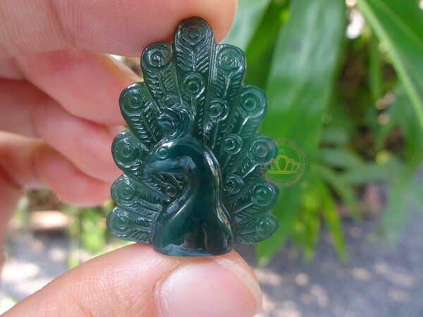 Mặt dây chuyền Khổng Tước Ngọc Jadeite A