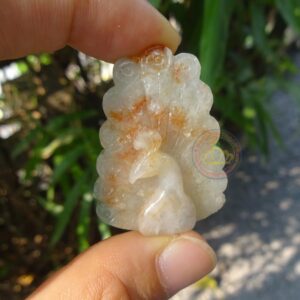 Mặt dây chuyền Khổng Tước Ngọc Jadeite A