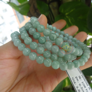 Chuỗi 108 hạt ngọc Jadeite A