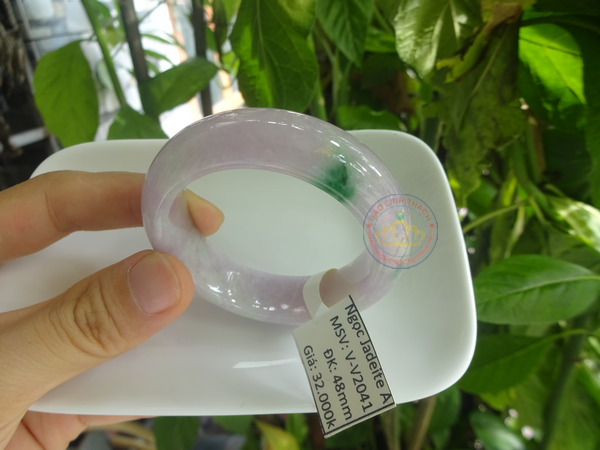 Vòng ngọc Jadeite A - Ni 48